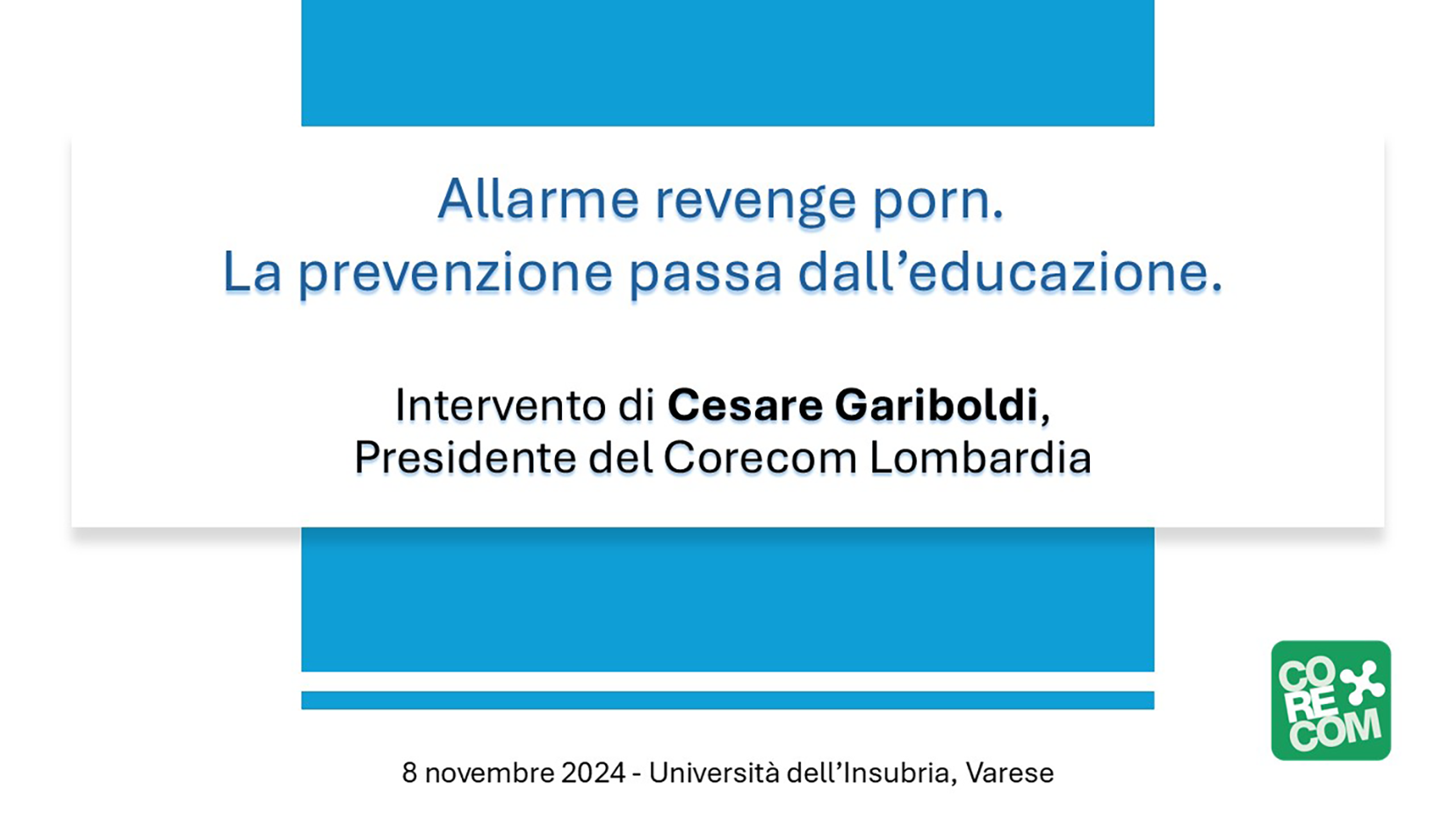 Seminario “I rischi del web: privacy, sessismo e cyberbullismo”