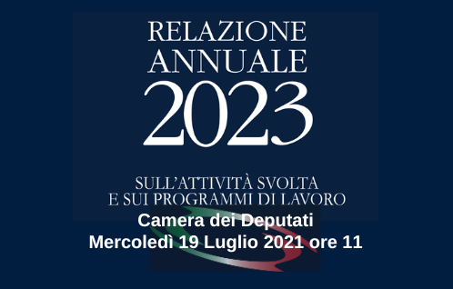 FOTO RELAZIONE ANNUALE AGCOM